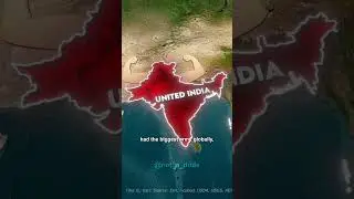 What if India and Pakistan had never been separated? 🇮🇳🇵🇰.  [ #mapping #india #pakistan ]
