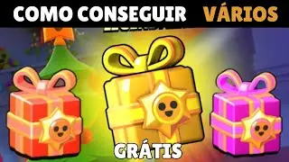 COMO GANHAR VÁRIOS PRESENTES DO BRAWLIDAYS GRÁTIS!
