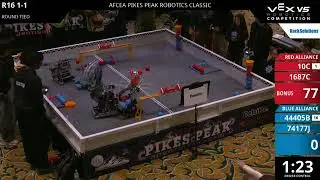 AFCEA PIKES PEAK : AFCEA - R16 #1-1 - 10C & 1687C vs 44405B & 74177J - Auton + Driver
