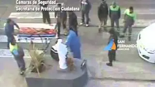 Nuevamente, las c&aacute;maras de San Fernando permiten una r&aacute;pida asistencia ante violento choque