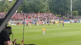 Babelsbergs Babke h&auml;lt Elfmeter von Jenas Eshele, doch Lankford mit Nachschuss zum 0:1