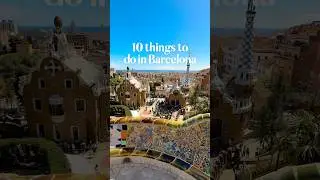10 best things to do in Barcelona 🇪🇸 #barcelona Places to visit in Barcelona