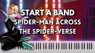 Start A Band - Spider-Man: Across the Spider-Verse Piano Cover (FREE MIDI)