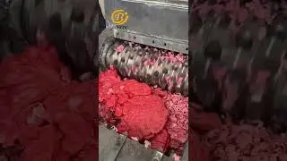 Plastic Shredder #Hydraulic Push Shredder #Hard Plastic Block Shredder  #Made in China  #plastic