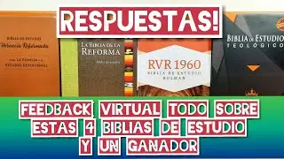 RESPUESTAS / Biblia HERENCIA REFORMADA / Biblia HOLMAN / Biblia de la REFORMA / Biblia TEOLOGICO 🎁👍