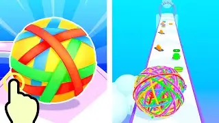 Flexy Runner - Flex Rubber Ball Run - All Levels iOS Android GamePlay