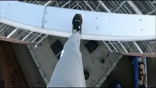 Rooftop Parkour run POV #Shorts