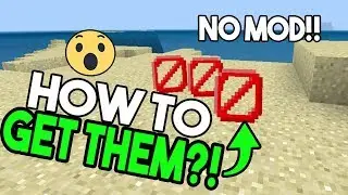 How to get Barrier Blocks or Invisible Blocks - Minecraft PE (1.6)