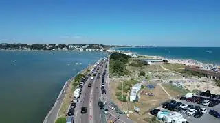 Very Busy Sandbanks 12/7/25 Dorset By Air