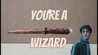 DIY Harry Potter Wand Made on Wood Lathe