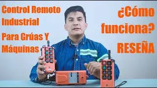Control Remoto Industrial para Grúas y Maquinaria. Cómo funciona? Emisor y receptor Inalámbricos