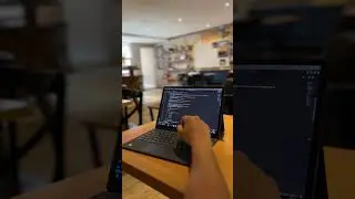Programando no caf&eacute; com o TabS9+ #work #vscode #programming #phyton #coffeeshop #programa&ccedil;&atilde;o  #tabs9