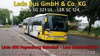 [Sound] Bus Setra SG 321 UL von Leda Bus GmbH & Co. KG - LER SC 124 (ZF Ecomat)