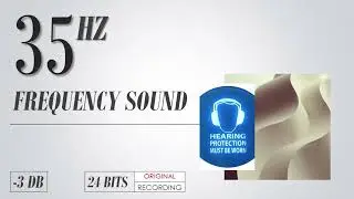 35 Hz Test Tone Sine Wave Sound Frequency
