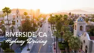 ASMR Riverside- Edgemont Highway Driving (No Talking, No Music) - California, US