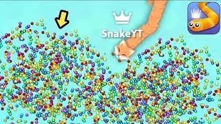Collecting Biggest Snake Delicious Score! Epic SnakeIo Gameplay