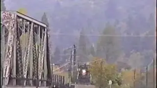 Classic Railroad Series 348 - SP 7447 East passing Semaphores at Drain, OR November 2, 1991