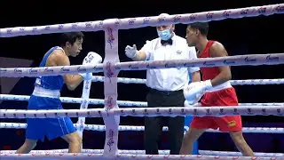 Day 1 (57kg) DO NASCIMENTO CHALOT Luiz (BRA) vs SING YU Tso (HKG) | AIBA WCHs 2021