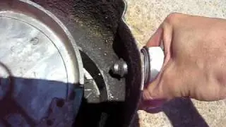 1963 Briggs Wind Up Starter Detail