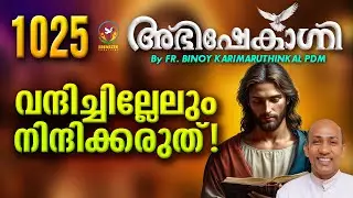 വന്ദിച്ചില്ലേലും നിന്ദിക്കരുത് !   | FR.BINOY KARIMARUTHINKAL PDM | ABHISHEKAGNI 1025