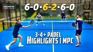 Padel Masterclass 🎾 | Donnelly & James vs Ed & Samuel | Manchester Padel Club