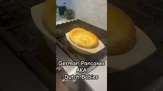 German Pancakes aka Dutch Babies #FoodTok #quickrecipes #dutchbabies #germanpancakes #Foodie
