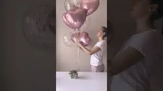 Heart balloons #sakalosa #bonsballoons #balloon #helium #birthday #heart #bouquet #gas #surprise