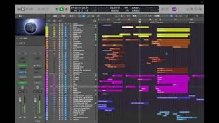 Film Scoring - The Rise and Fall of Globosome (project file screen recording)