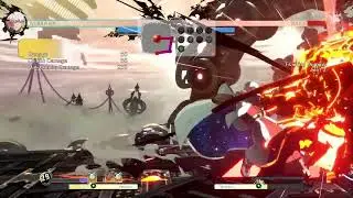 Guilty Gear Strive - Asuka - Testing basic DHM pressure scenarios on normal block