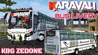 KARAVALI BUS LIVERY FOR ZEDONE MOD//BUS PLAYERS//MANGALORE TOURIST BUS