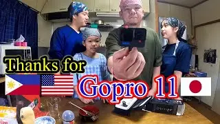 Gopro 11 Gift from USA | Making TAKOYAKI | Filipino Single Father in Japan |