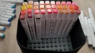 ASMR Organizing Markers - no talking, no tapping, lo-fi