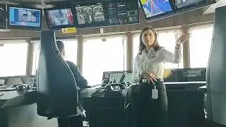 bridge tour - Hurtigruten Fridtjof Nansen January 2023