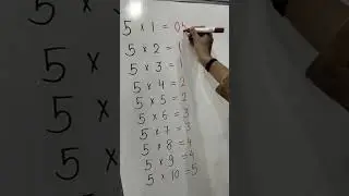 Table of 5 #mathshorts #tableof5 Solution4u |