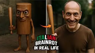 Italian Brainrot Characters in REAL LIFE! | AI Art Transformation