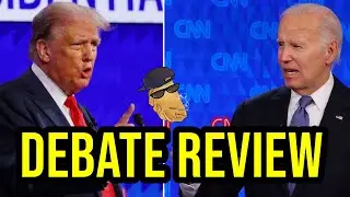 Biden vs Trump Presidential Debate Review - Embarrassing and Pathetic