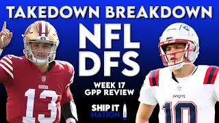NFL DFS Week 17 Takedown Breakdown | Winning DraftKings Lineups & Strategy Review