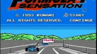 Formula 1 Sensation Europe Nes Gameplay video Snapshot