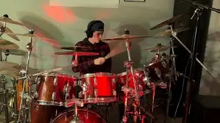 16 year old drummer - Animals as Leaders- Red Miso Drum cover