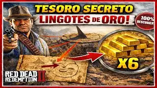 👉Red Dead Redemption 2 TESORO SECRETO del reloj solar | 6 LINGOTES de ORO