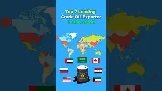 Top 7 Crude Oil Exporter #maps #geography #country #data #mine #resources #oil #crudeoil