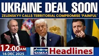 Zelenskyy Sees US-Brokered Deal With Russia Soon | Wants Clear Security Guarantees | 12 AM Headlines