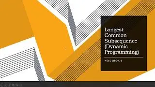 Longest Common Subsequence Dynamic Programing