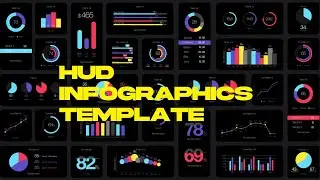 HUD Dashboard Infographics After Effects free