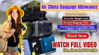 Норма провоза багажа Air China || Всё, что вам нужно знать #flightsassistance