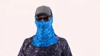 Aqua Design Adjustable Camouflage Face Mask Pro+ Sun Protection UPF 50+