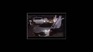 Davido & Zlatan Cruise Lagos in His $850k Lamborghini After Club 😎🔥