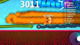 Camelia Hungry Snake io🐍 vs Hush Pro Snake io Best Epic Funny Gameplay 🔥 Snake.io vs Slither.io 🐍