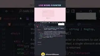 Simple Live Word Counter using inline JavaScript in Html | JavaScript Word Counter | CodeMinds