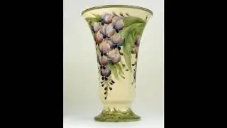 lot 458, William Moorcroft Macintrye trumpet shaped vase